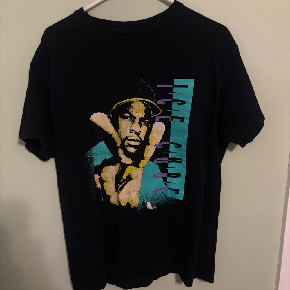 Ice Cube Black Graphic T-Shirt Size M